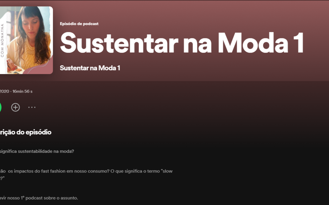 Sustentar na Moda 1